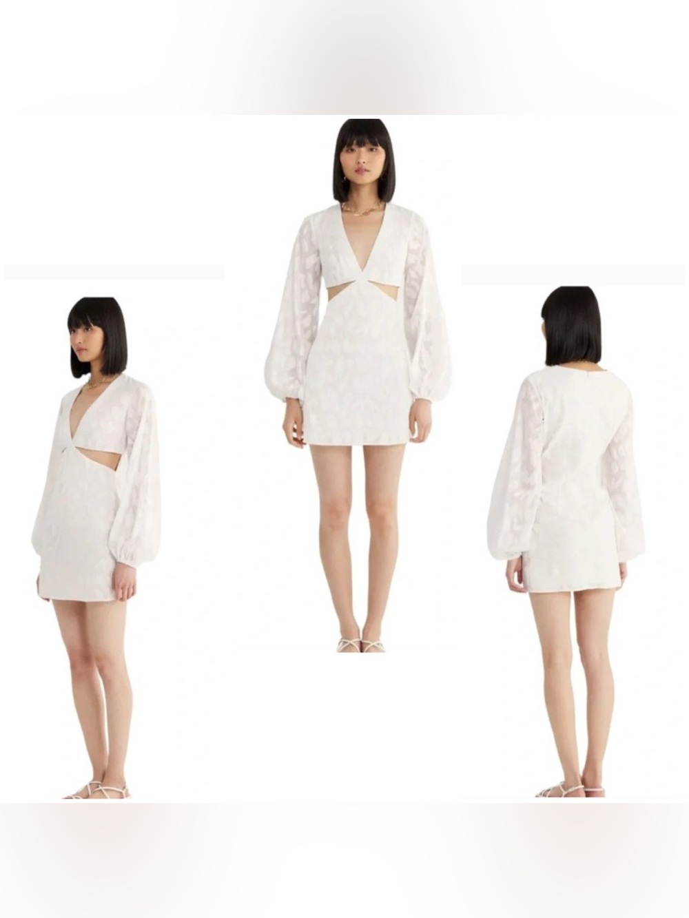 RUMER Giselle cut out mini dress